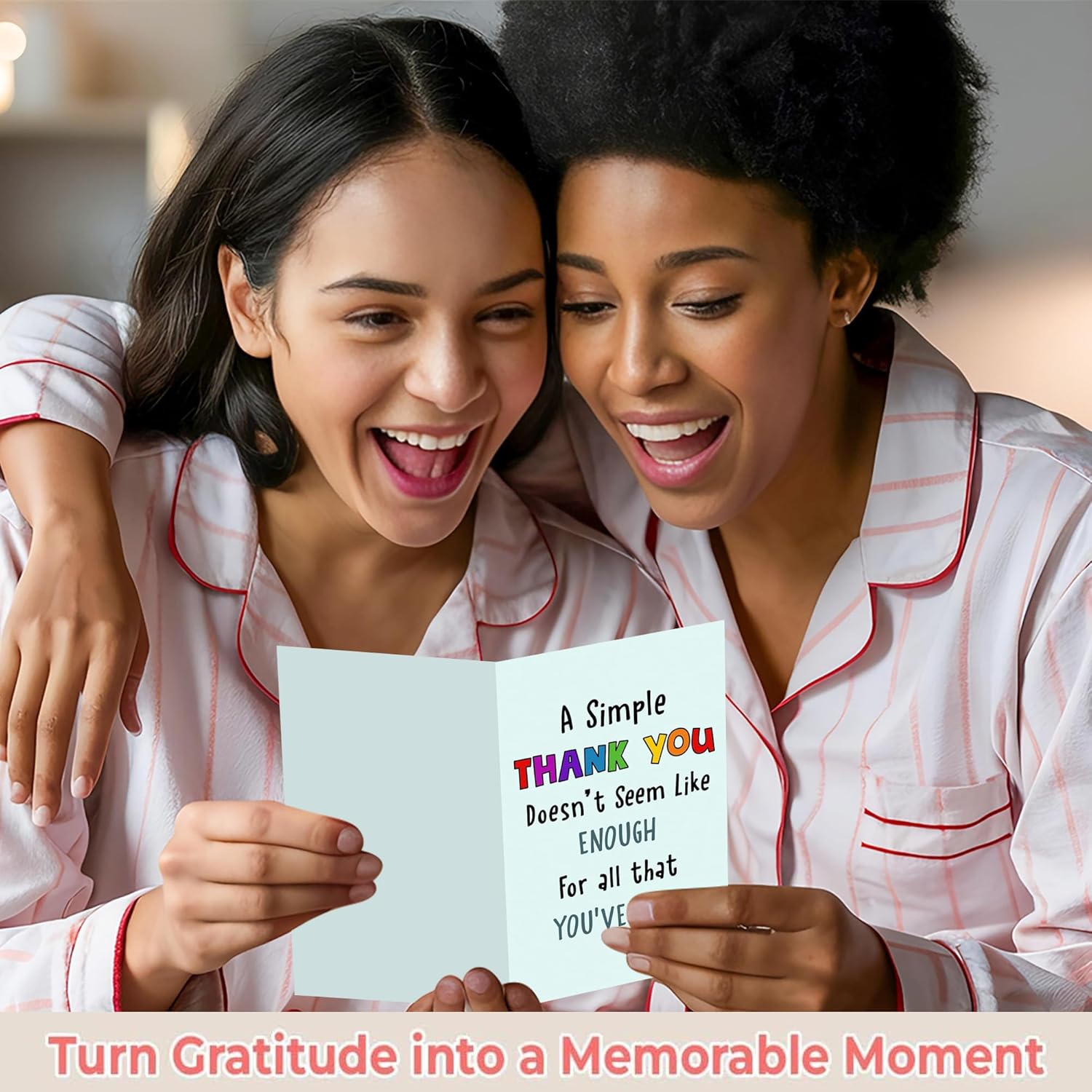 Thank You Cards – Inspirational Appreciation Cards with Envelopes & Stickers – Motivational Greeting Cards for Women, Teachers, Coworkers, Friends – Blank Inside 12 Pack (Thank you Cards) - Image 7