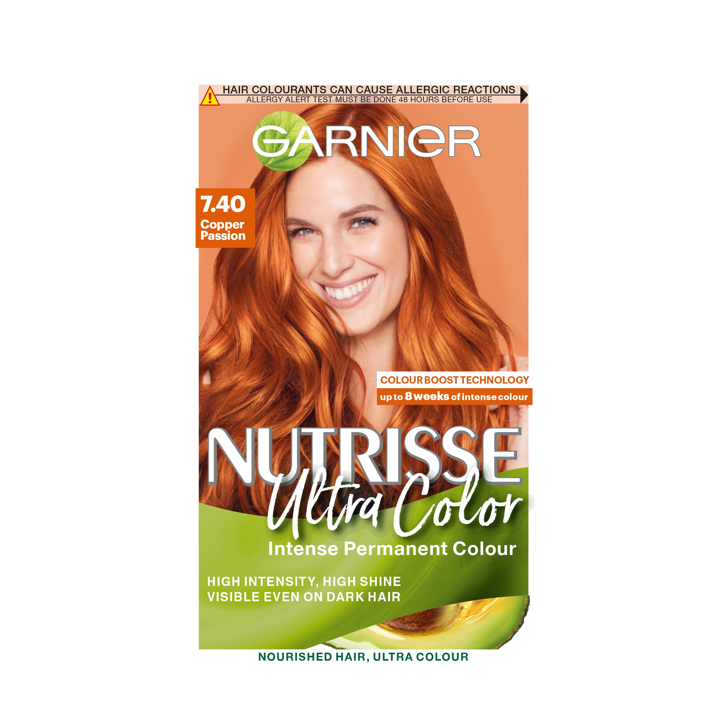 Garnier Nutrisse Ultra Color Permanent Colour 7.40 Copper Passion
