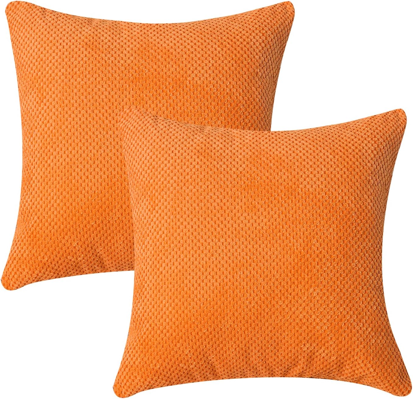 Spring Garden Home Washable Corduroy Pillow Cases Covers