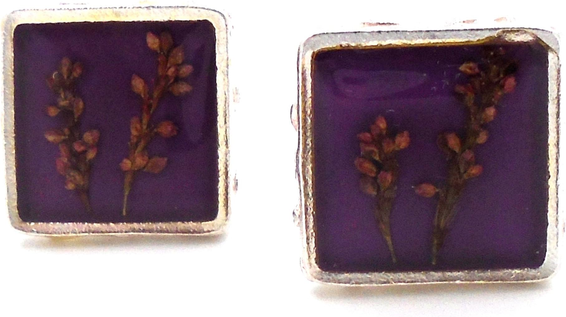 "Snakeweed" Flower CLIP Earrings by Shari Dixon