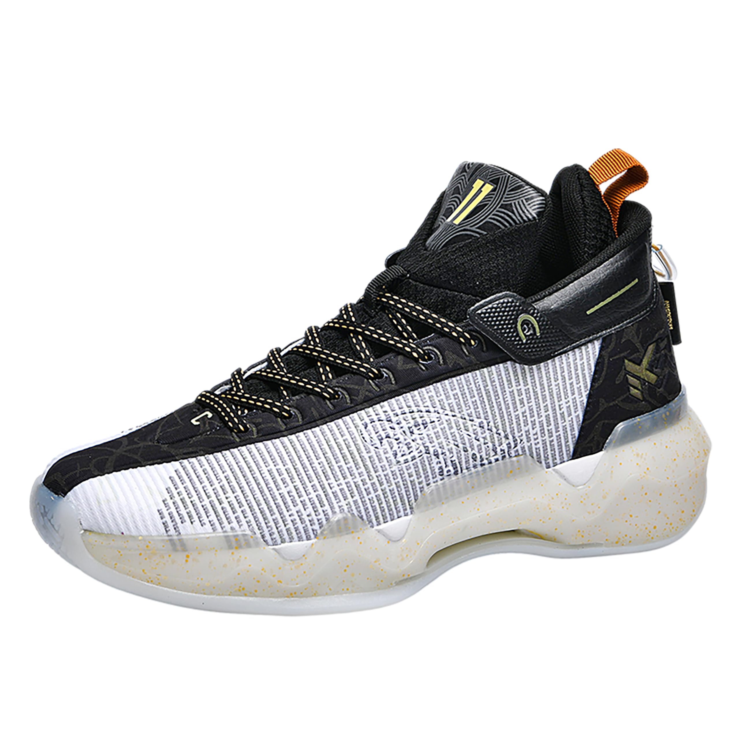 Mens High Top Basketball Shoes Womens Breathable Outdoor Lightweight Unisex-Adult Laceup Non Slip Running Shoes