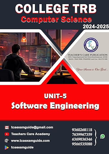 TRB – Assistant Professor (College TRB) Computer Science Unit V – Software Engineering – (Latest Edition 2024)
