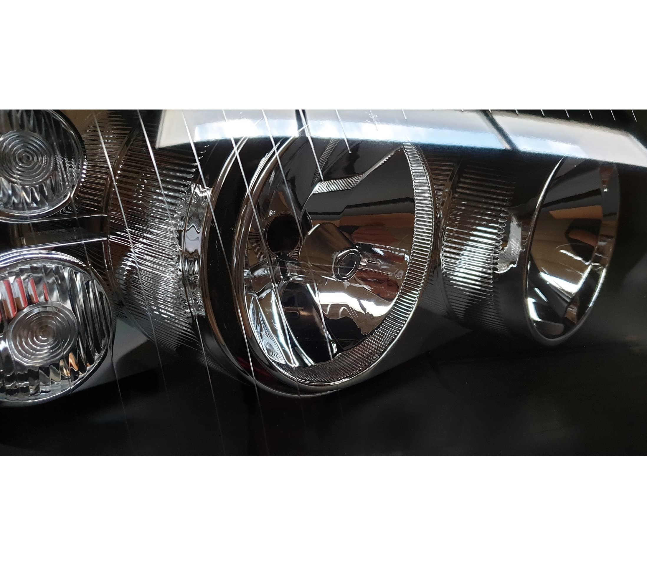 Scheinwerfer passend für VW T5 Bj 03-09 schwarz Klarglas mit Motor für LWR links rechts