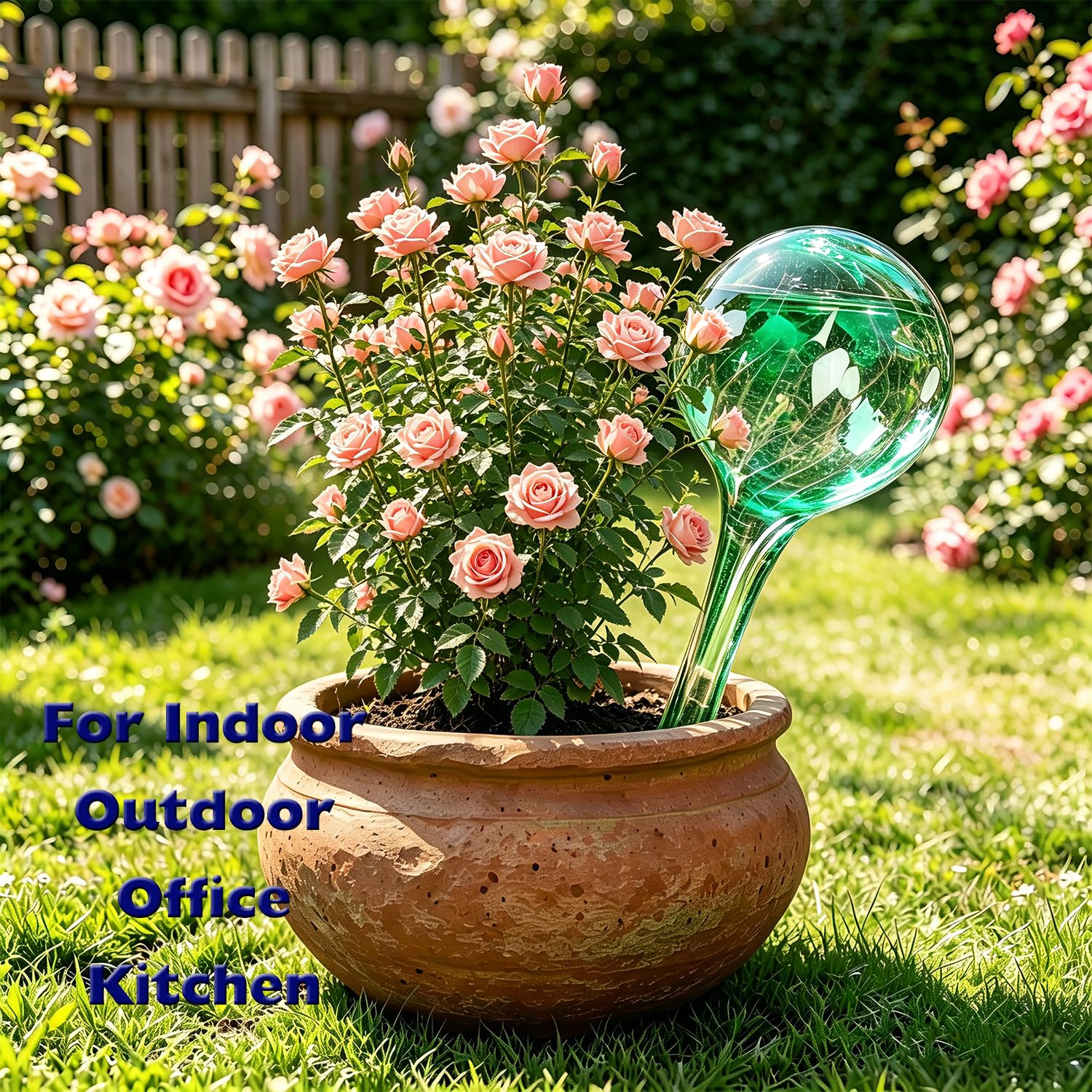 Self Watering Globes for Plant, Large Glass Outdoor Plant Watering Devices
