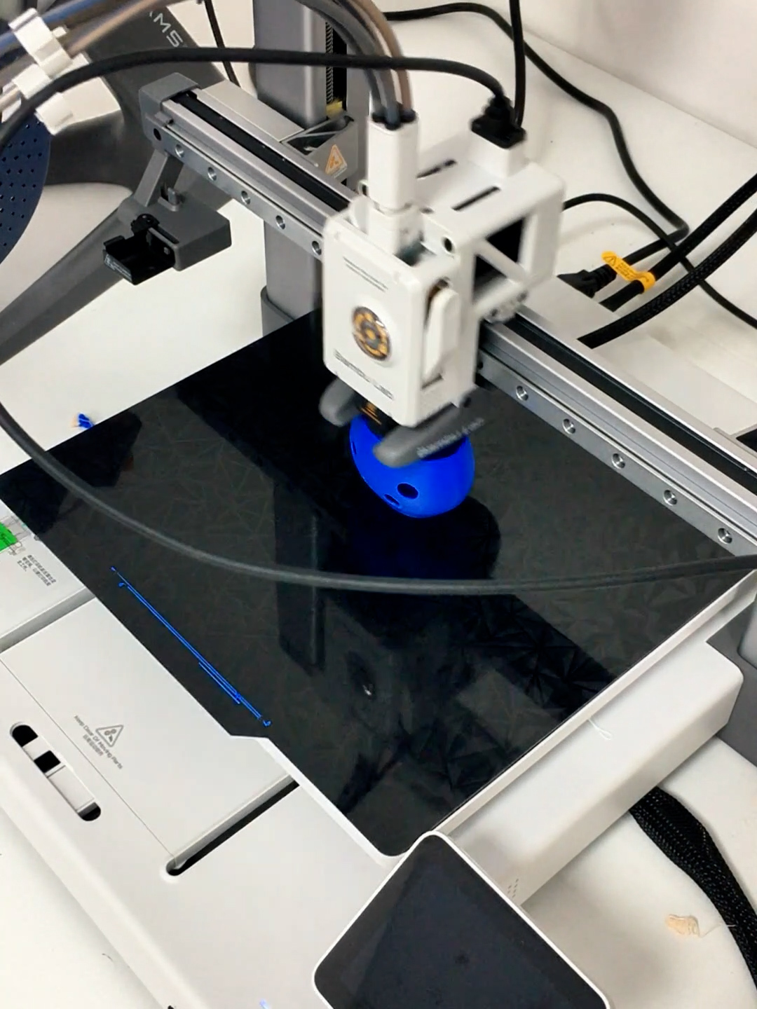 Image of 3D Printer Build Plate for Bambu Lab X2D /P2S /X1C /X1E /P1P /P1S /A1, 257x257mm | PET+PEO dual texture, 257x257mm, flexible spring steel, carbon fiber & diamond finish, PLA TPU PETG, up to 120C