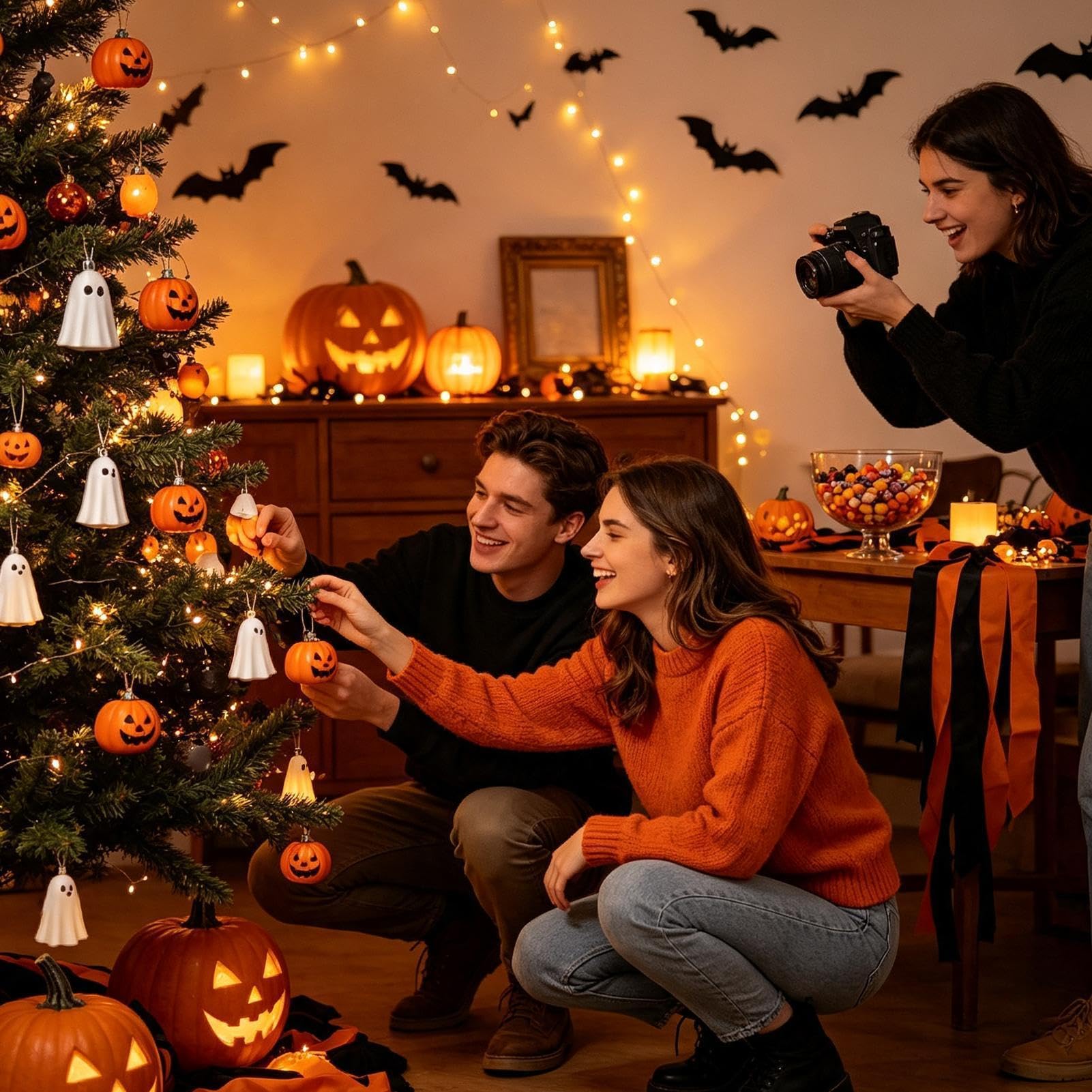 Addobbi Halloween Decorazioni Spettrali A Forma Di E Fantasma Appendibili