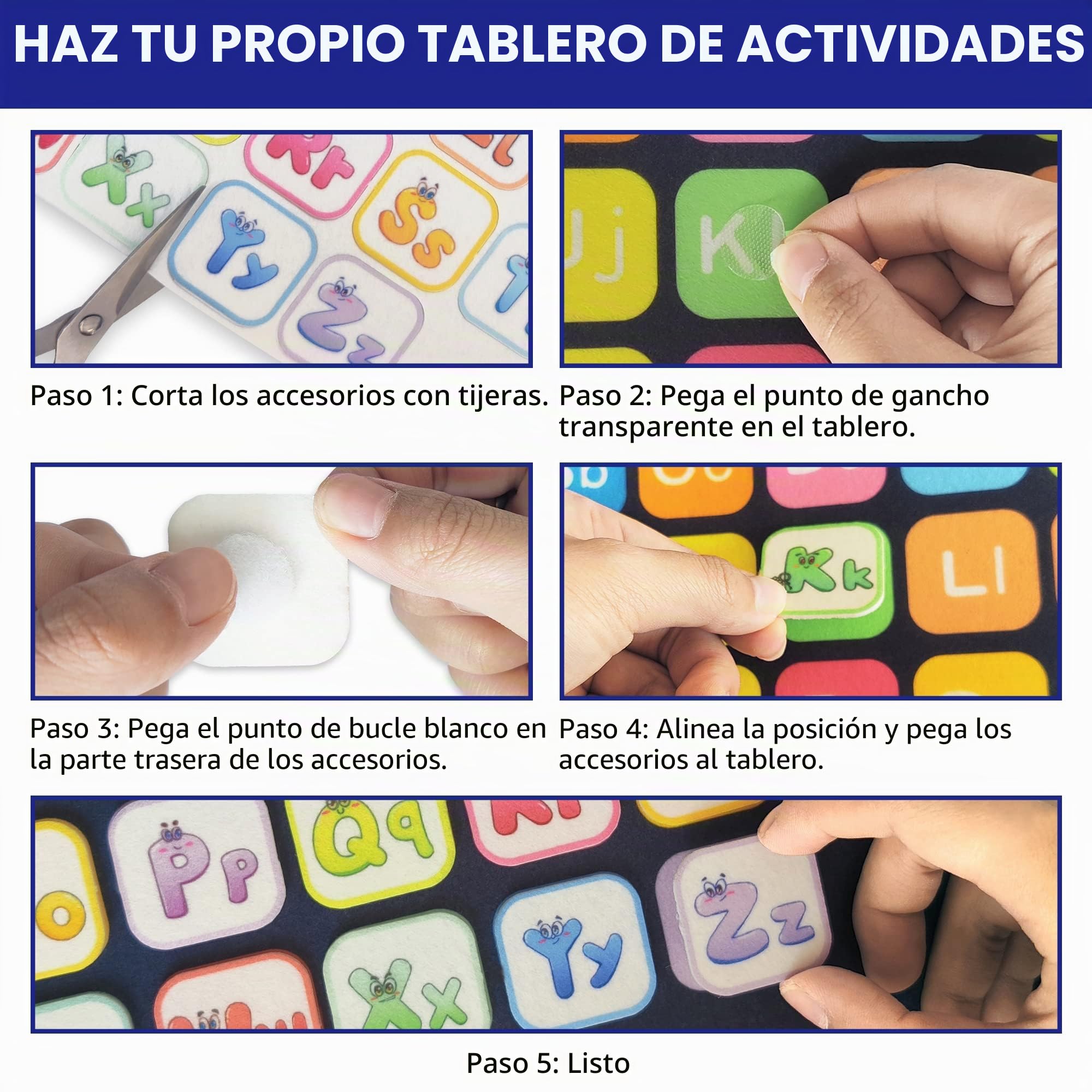 LearnToy Busy Board - Juguetes de Dinosaurio Montessori de 1 2 3 años - Juguetes sensoriales para Autismo - Juguetes de Viaje para niños - Tablero de Actividades Regalo para niños y niñas.