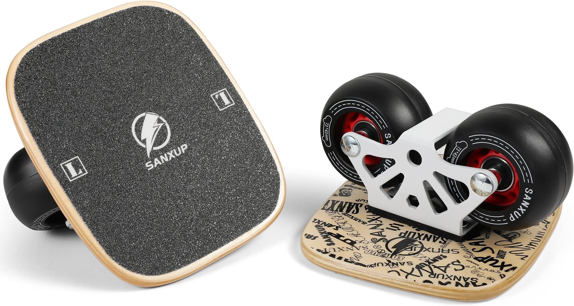 Freeskates,Skates with Split Skateboard Design, Aluminum Alloy Panel, High Elasticity Wheels, and Double Wheelbase Bracket - Ultimate Freeskates