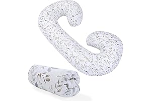 Premium Velvet Pregnancy Pillow Cover C Shape