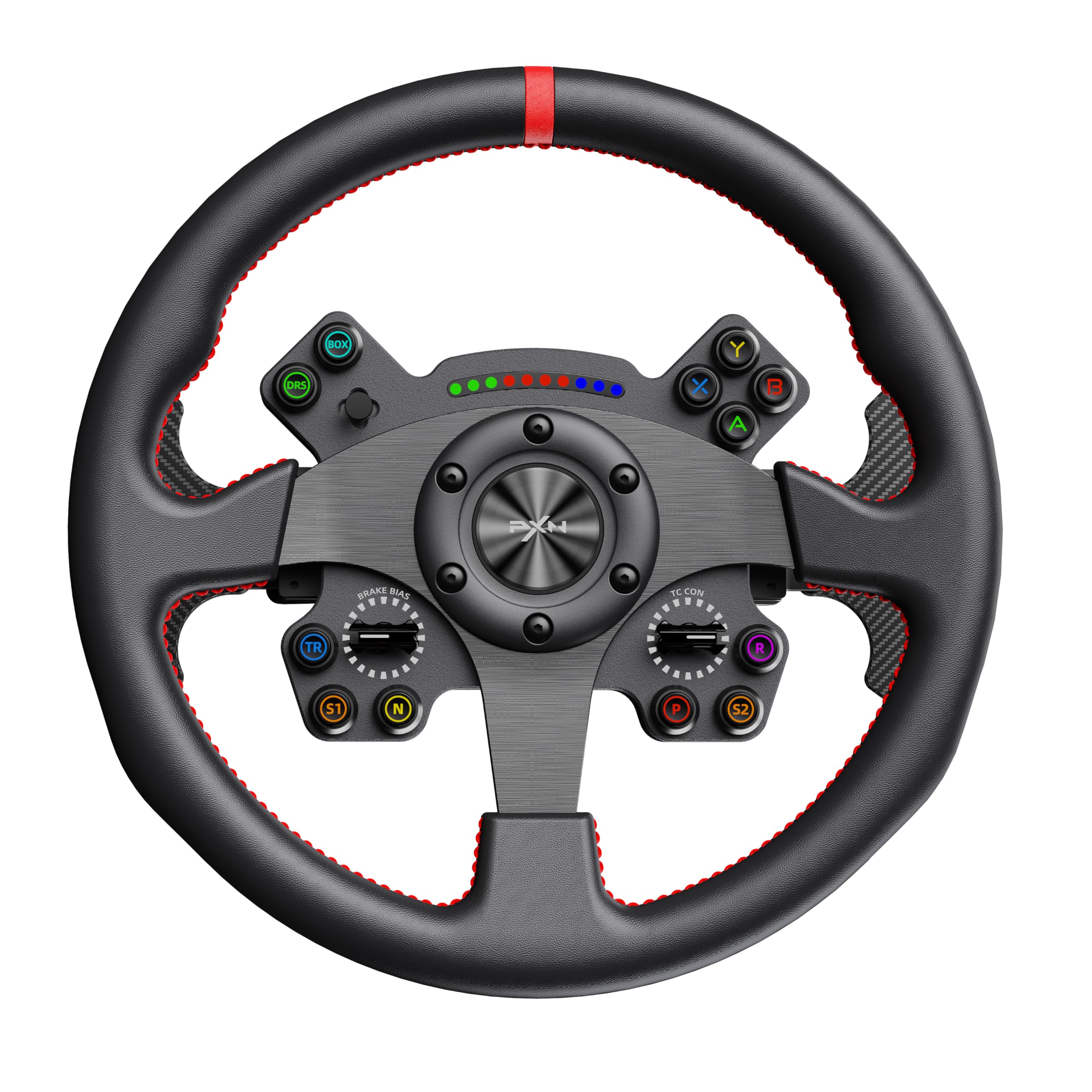 Amazon.com: PXN W CS R2 Gaming Steering Wheel D1 Quick Release, 13