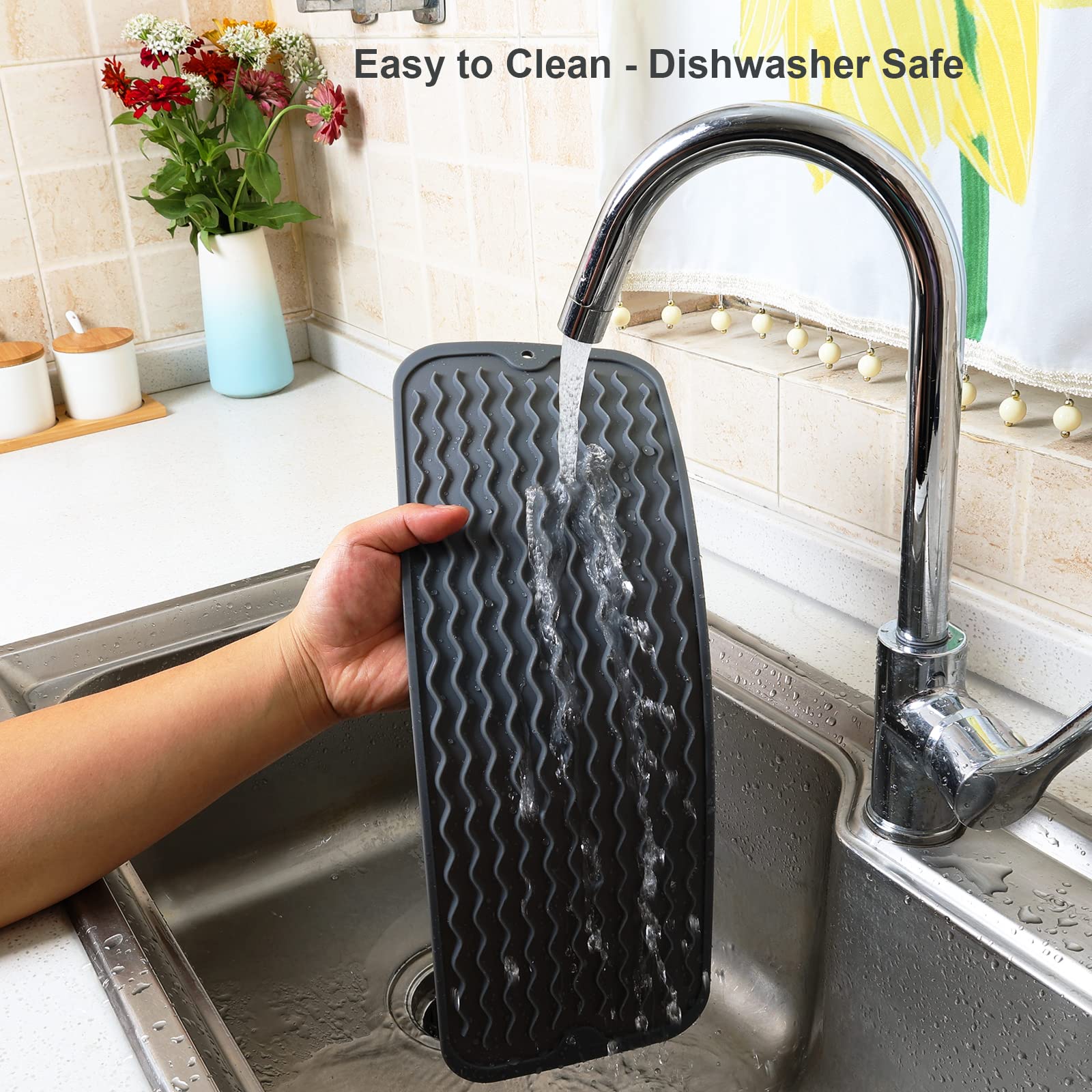 Amazon.com: ZLR 2 Pcs Small Dish Drying Mat (6
