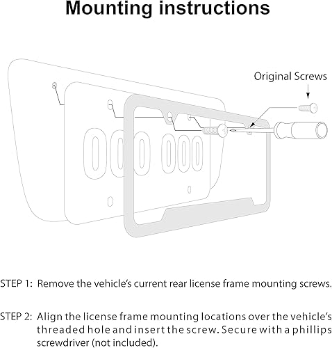Miniatura 6 de Jeep Marco de matrícula Wave 1 incluido (plástico blanco)