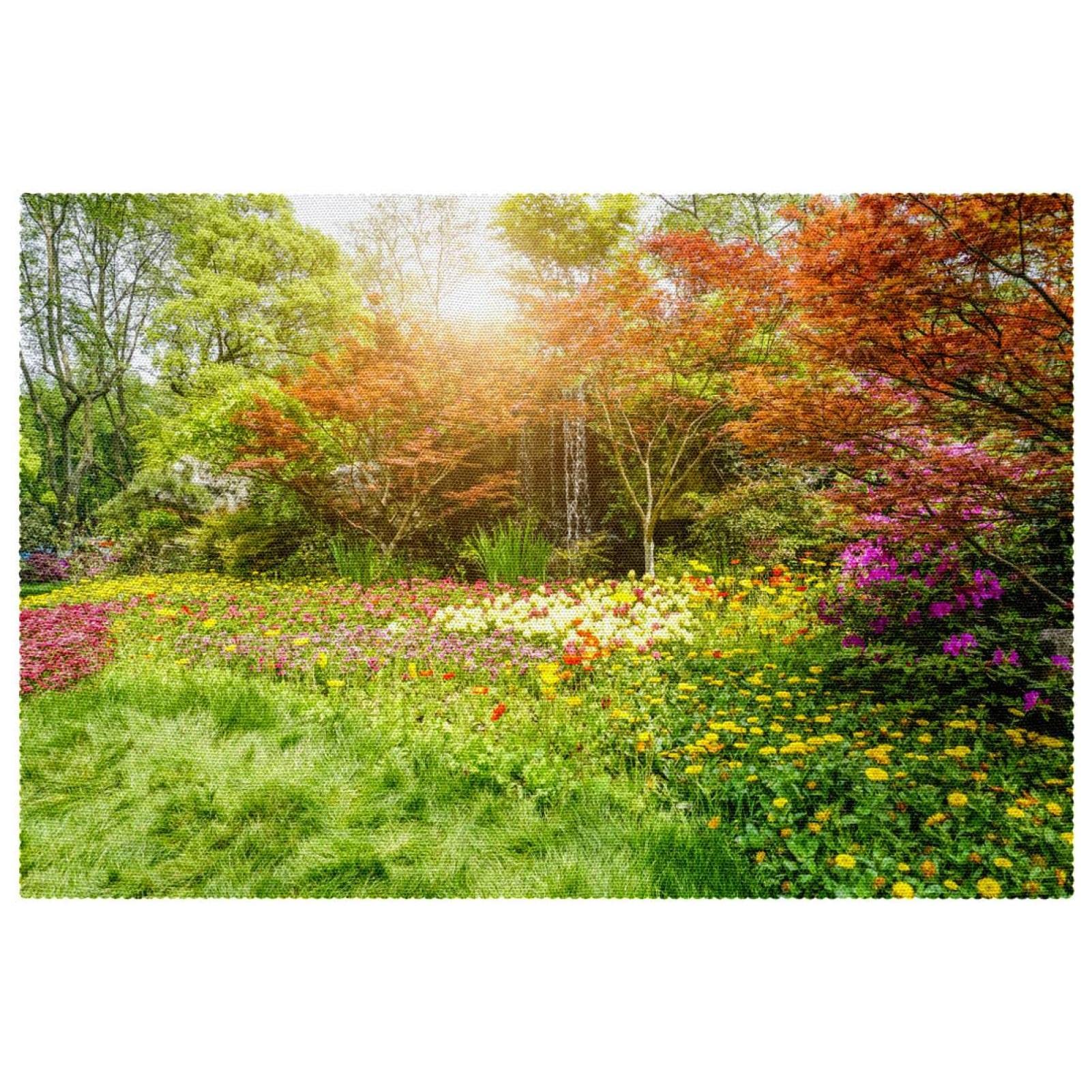 Sets de table anti-rayures et chaleur Spring Garden pour préserver votre table