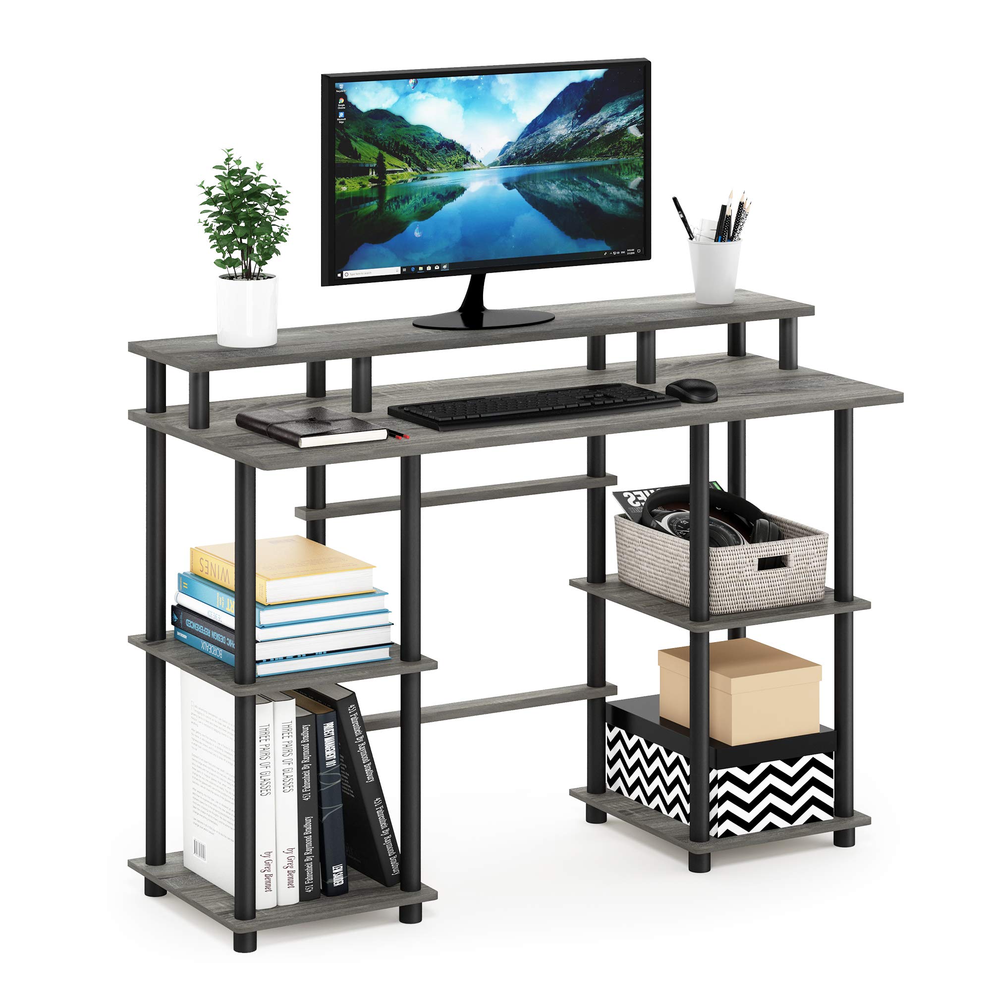 Furinno Turn-N-Tube Computer Desk