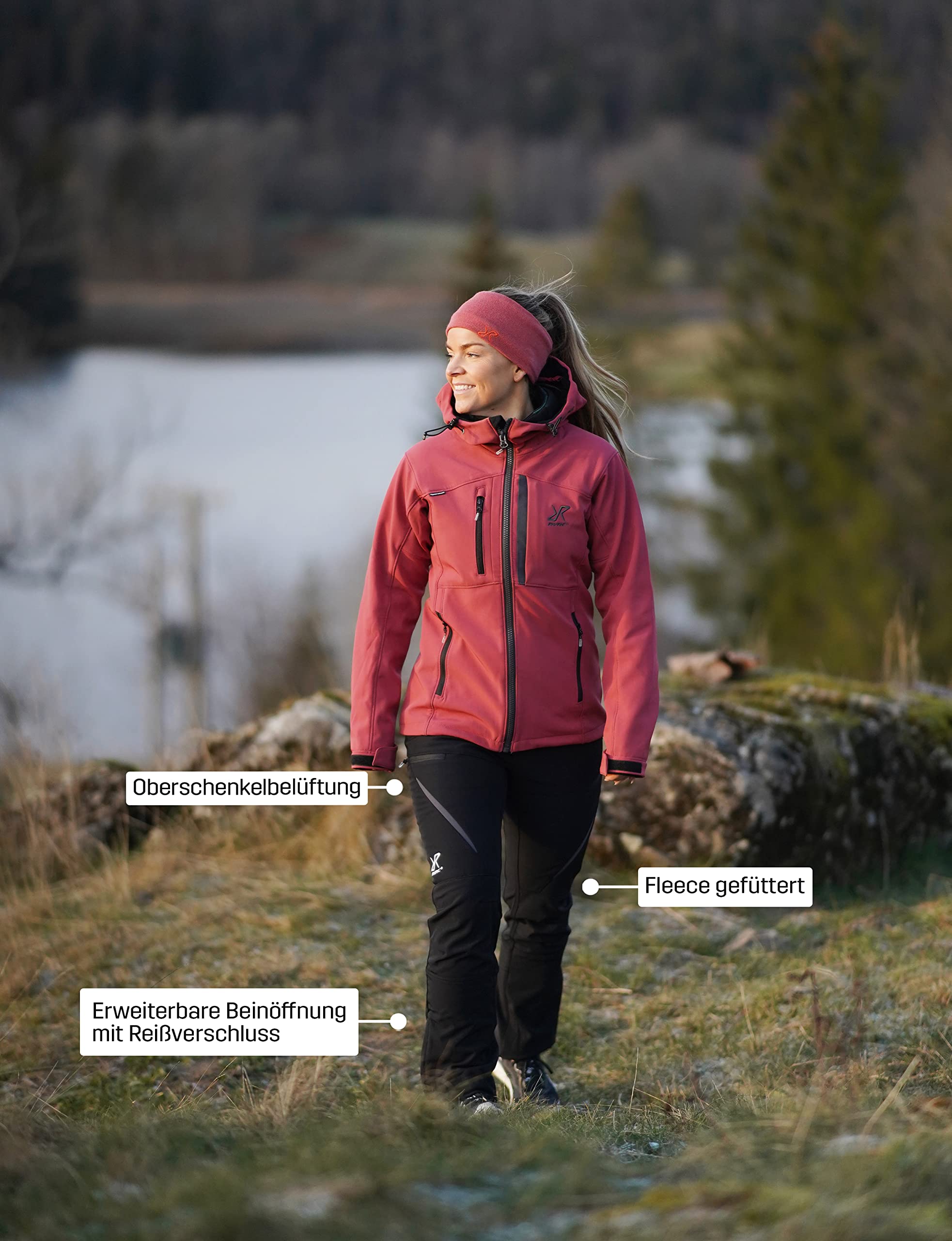 RevolutionRace Hiball Pants für Damen, Strapazierfähige und Atmungsaktive Hose für alle Outdoor-Aktivitäten