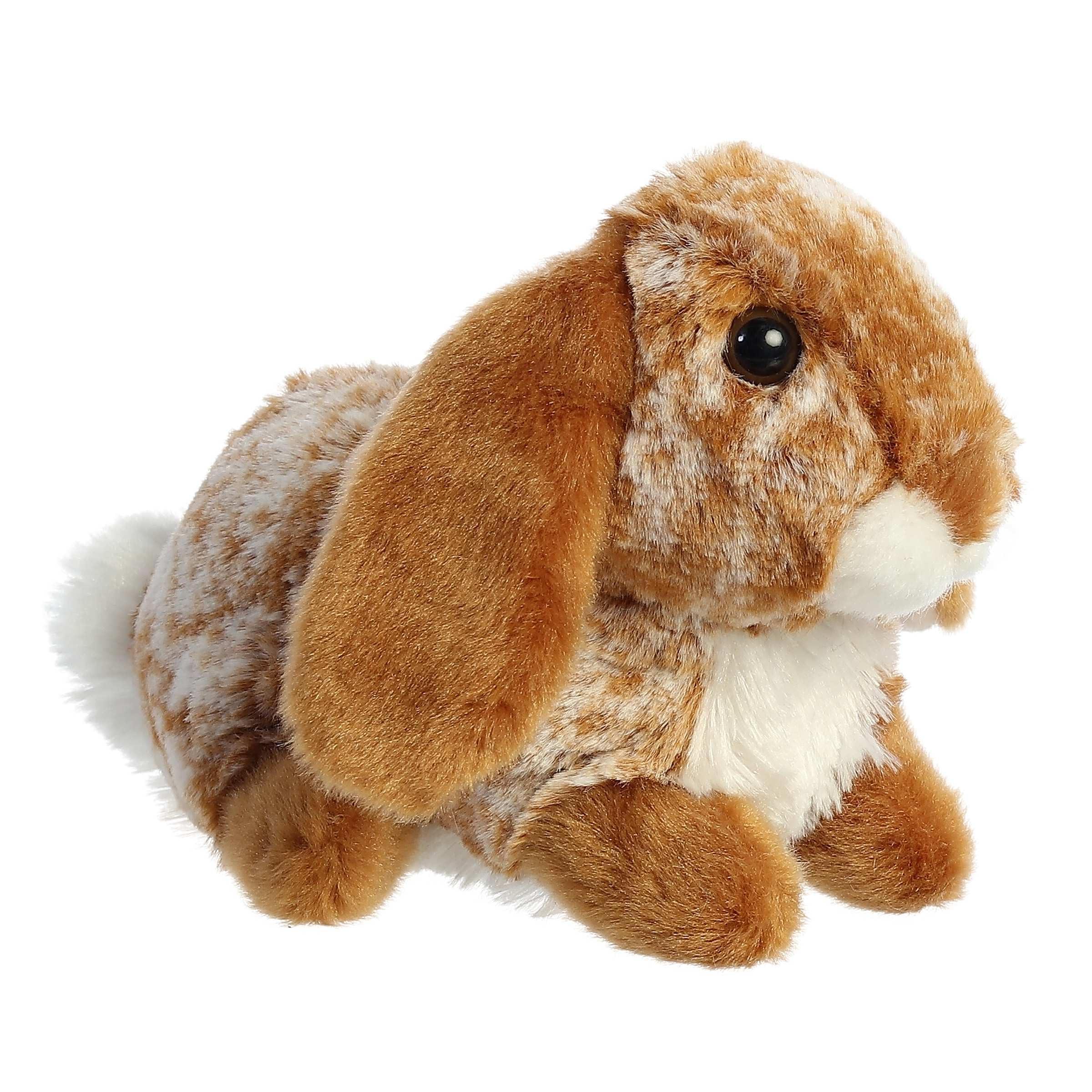 Aurora® Adorable Mini Flopsie™ Lopso Bunny Stuffed Animal - Playful Ease - Timeless Companions - Tan 6.5 Inches