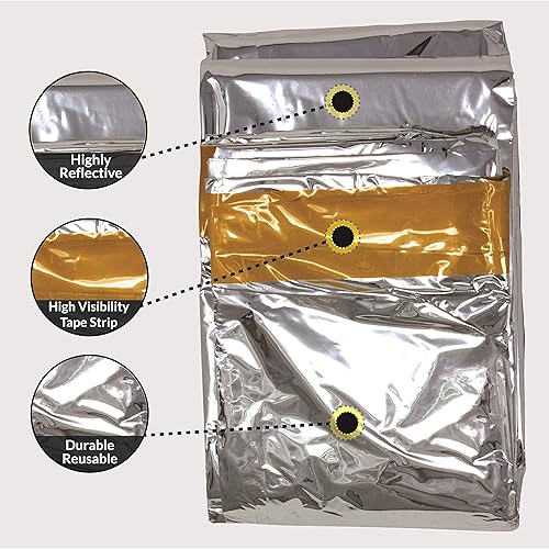 Miniatura 4 de Ever Ready First Aid Espacio de emergencia Mylar Survival Camping Saco de dormir 36" x 84"