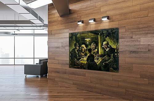 Miniatura 4 de SpiritualHands Lienzo decorativo para pared, diseño de campo de trigo con ciprés, Vincent Van Gogh, la noche estrellada, póster de Van Gogh,