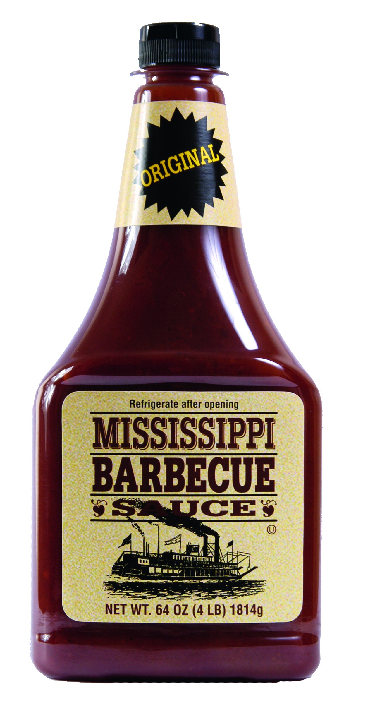 Mississippi BBQ-Sauce Original 1814 g, 3er Pack (3 x 1.814 kg)