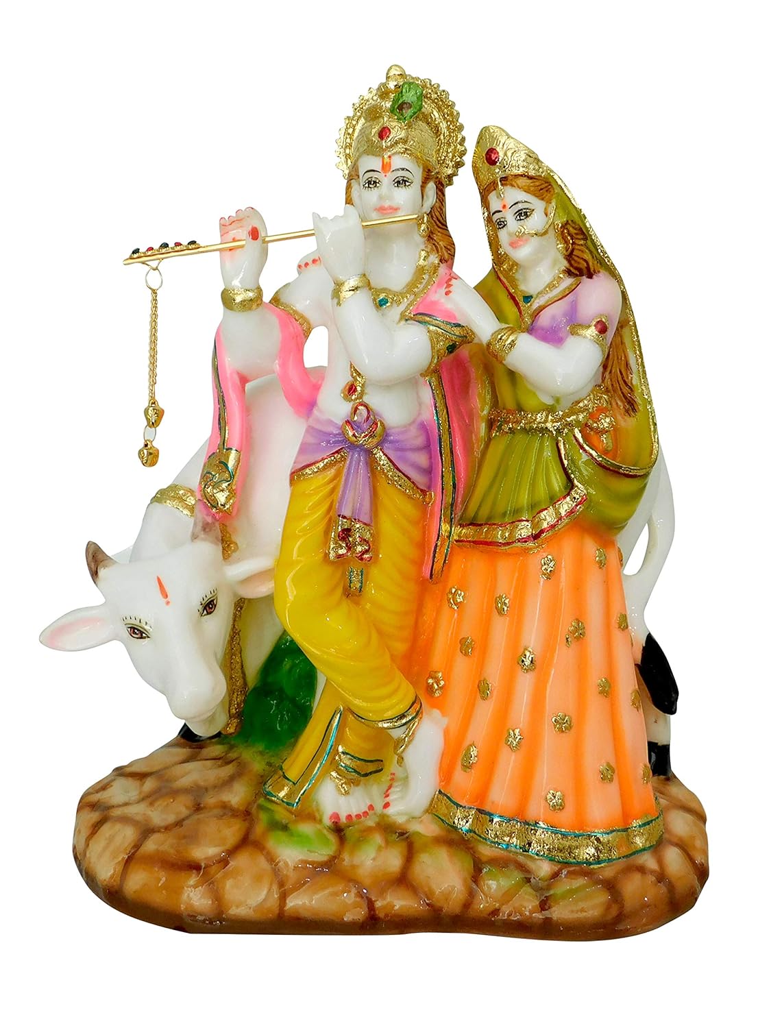 Buy Vinayakmoorti Radha Krishna God Idol for Home Pooja Temple Lord