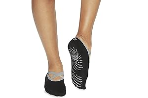 Gaiam Yoga Barre Socks - Your Barefoot Connection for Yoga, Barre, Pilates and More