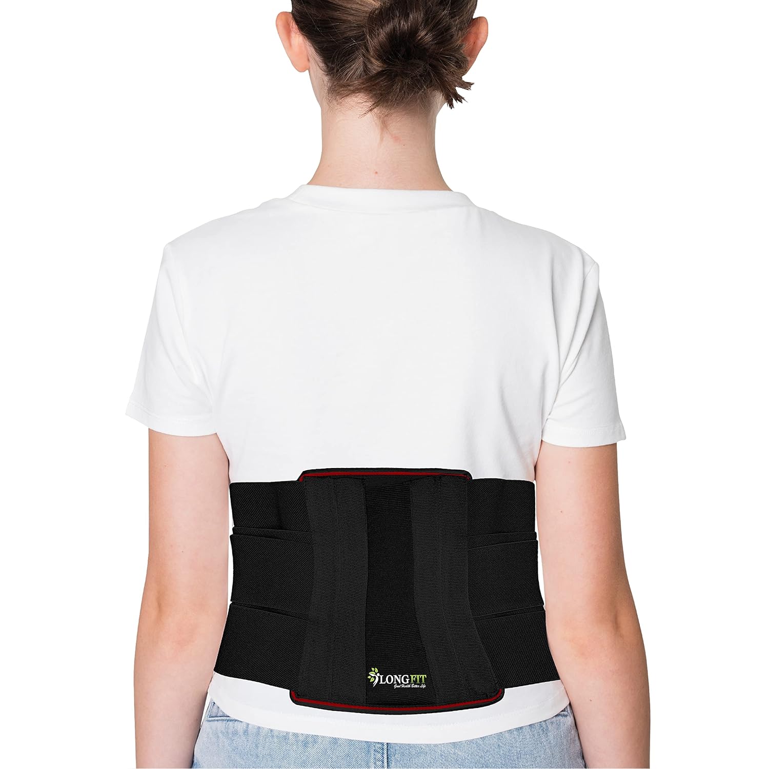Buy Longfit Premium Contoured Lumbo Sacral Belt Lumbar Support Waist