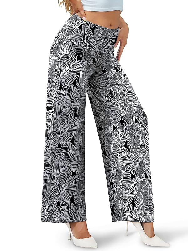 Arolina Palazzo Pants for Women Wide Leg Flowy Pants Casual Comfy High Waist Summer Pants by Arolina - Used condition - Image 4