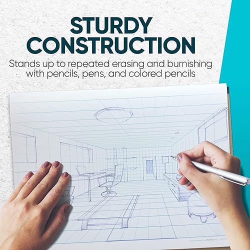 Miniatura 7 de Koala Tools  Bloc grande de dibujo con perspectiva (1 y 2 puntos)