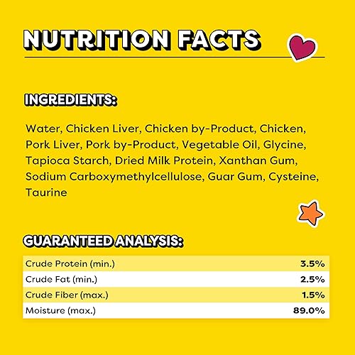 Miniatura 7 de Temptations Creamy Puree - Golosina húmeda exprimible para gatos con pollo, tubos de 0.42 onzas, 4 unidades