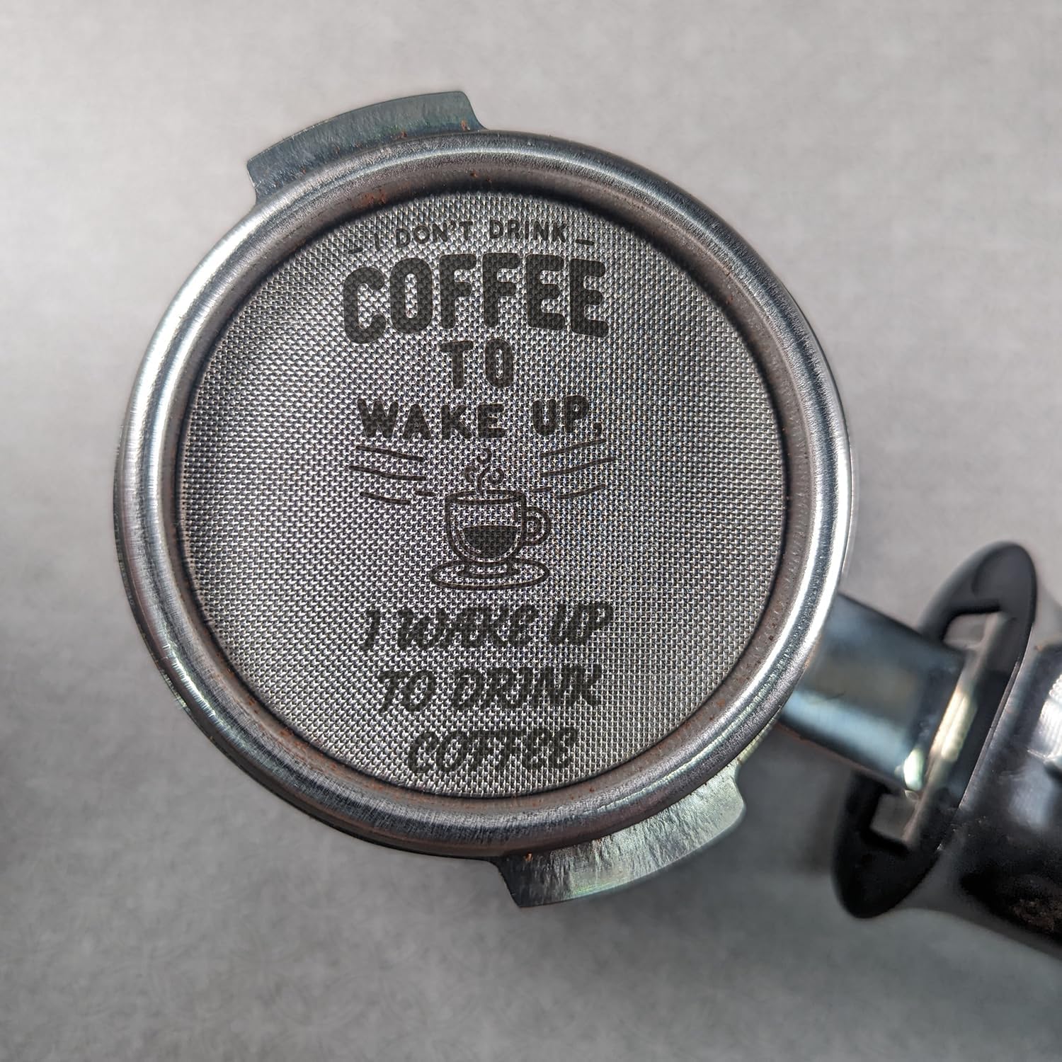 Personalized Puck Screen 58.5mm Espresso Puck Screen Stainless Steel Coffee Filter Mesh 58mm Portafilters Anti-Channeling Barista Tool for Espresso Machines Improves Extraction Accessory (58.5mm)