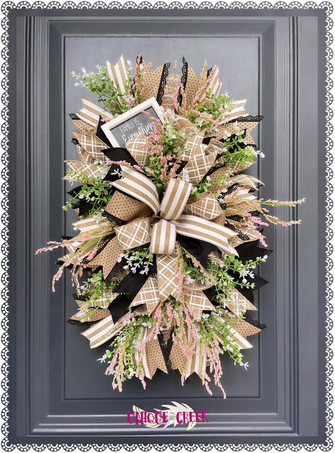 Unique In The Creek | Ten Pack (10 Boards) | Rectangle Wreath Boards | Swag Garland Board | Rectangle 13" | Easy to Use Wreath Frame