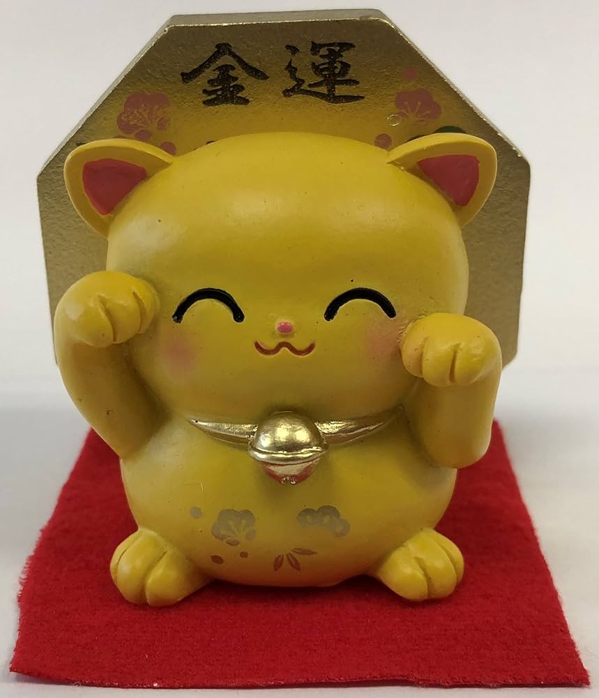 31日迄限定値下＆削減❗招きねこ＊ふた付きガラス招きねこ❄物入れ(未使用) Amazon.co.jp: ノブカンパニー 八卦鏡の招き猫で開運UP間違い