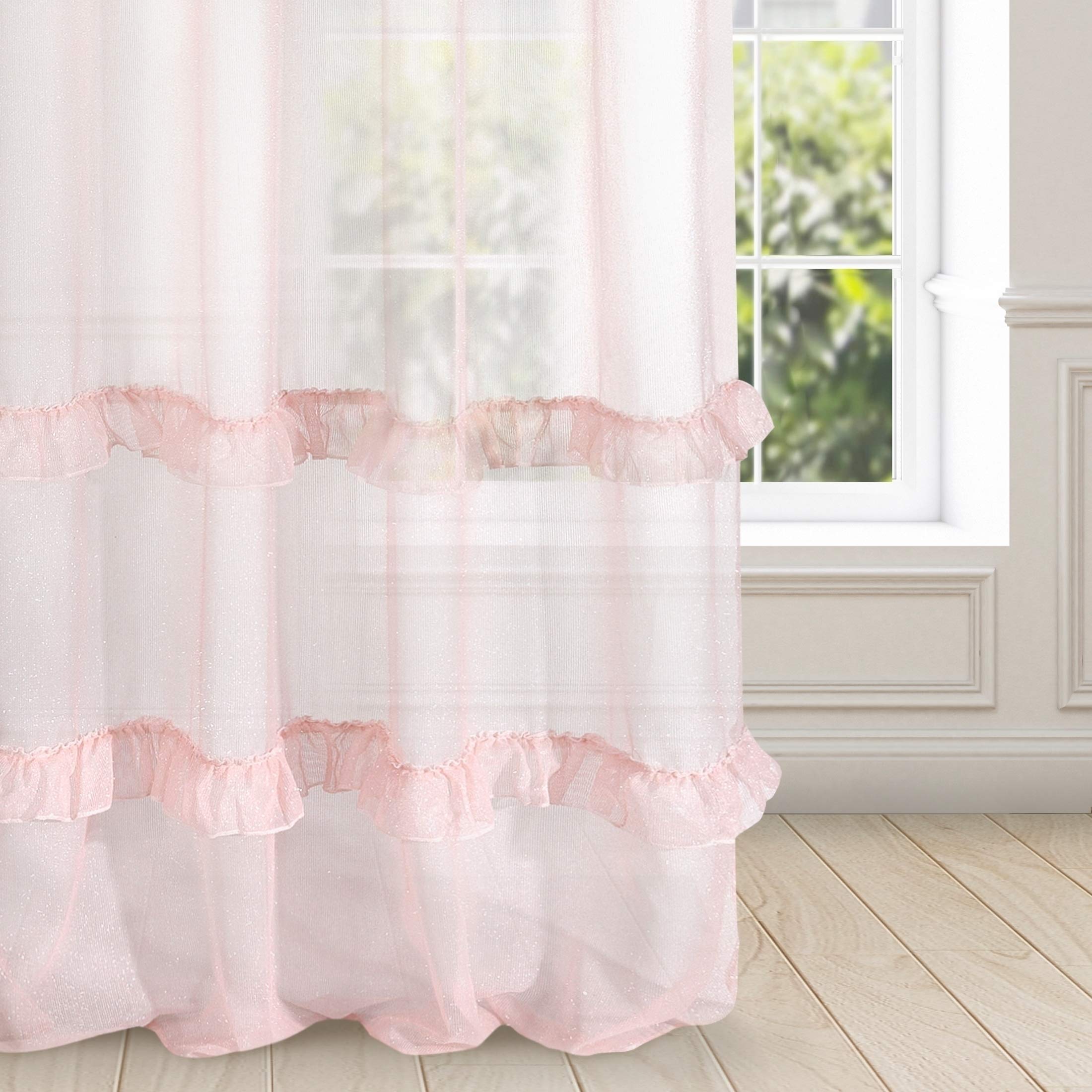 Tenda Trasparente Con Occhielli 140x250 Cm – Bianca – Perfetta Per Soggiorno E Camera Da Letto