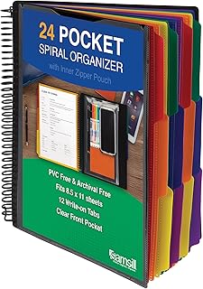 Samsill Organizer Dividers Document Customizable
