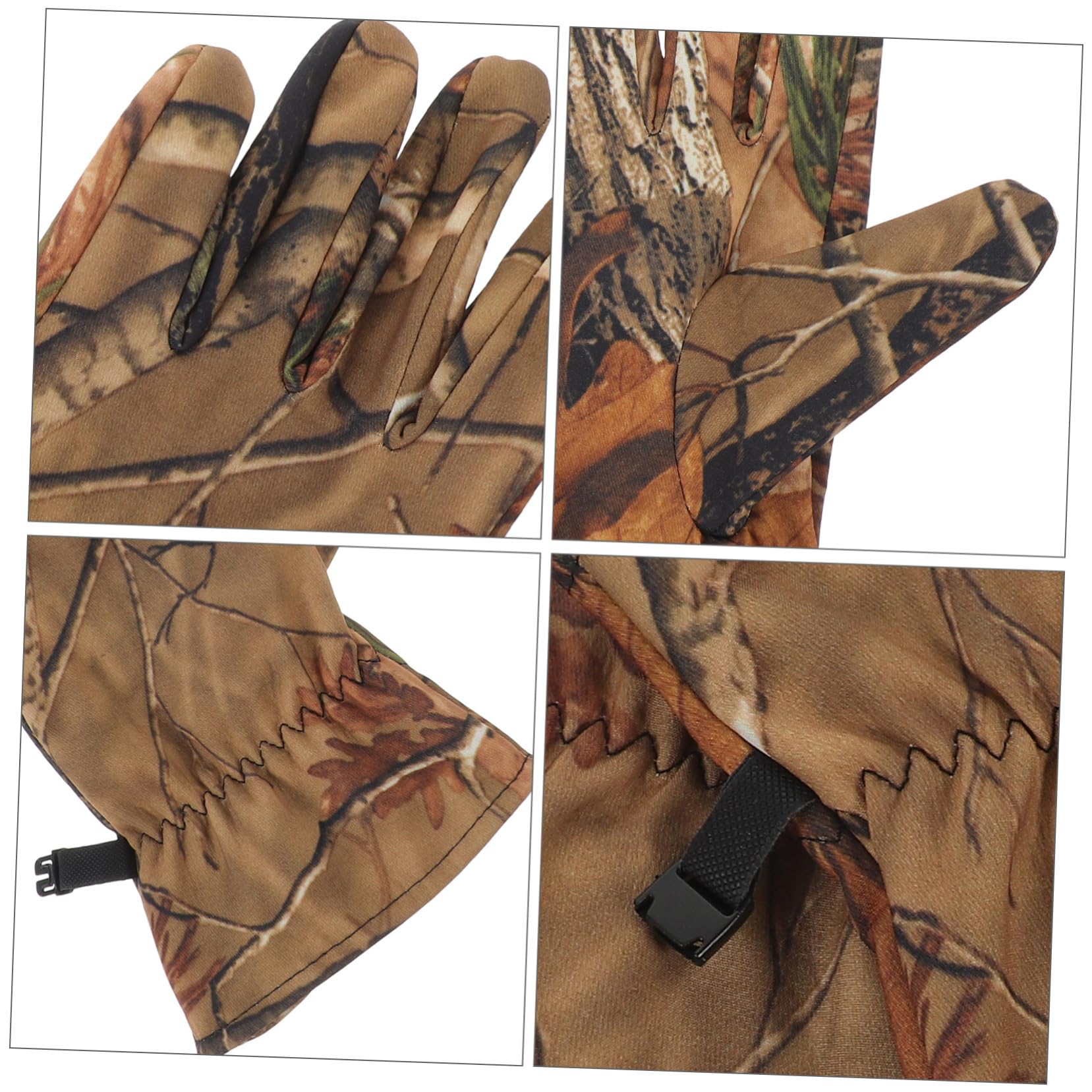 ERINGOGO Guantes de Caza Impermeables y Antideslizantes con Forro Polar para Hombre Guantes de para Exteriores Resistentes al Agua Frío para Invierno
