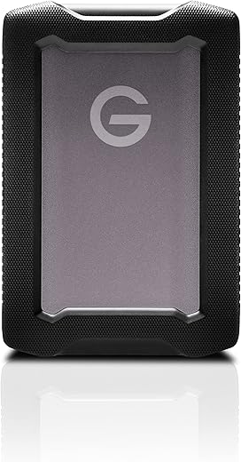 SanDisk Professional 4TB G-DRIVETM ArmorATD Rugged, Durable Portable External HDD, Up to 135MB/s, USB-C (5Gbps), USB 3.2 Gen 1