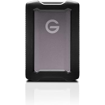SanDisk PROFESSIONAL G-DRIVE ArmorATD 4TB Mobile Hard Drive All-Terrain Hard Drive USB-C Enabled 135MB/s for Mac and Windows Water and Dust Proof