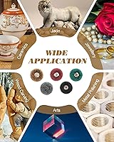 Vista 7 de Juego de 300 ruedas abrasivas de 1 pulgada abrasivas para pulir la rueda de pulido para herramienta rotativa Brocas de pulido de vástago de 0.093 in