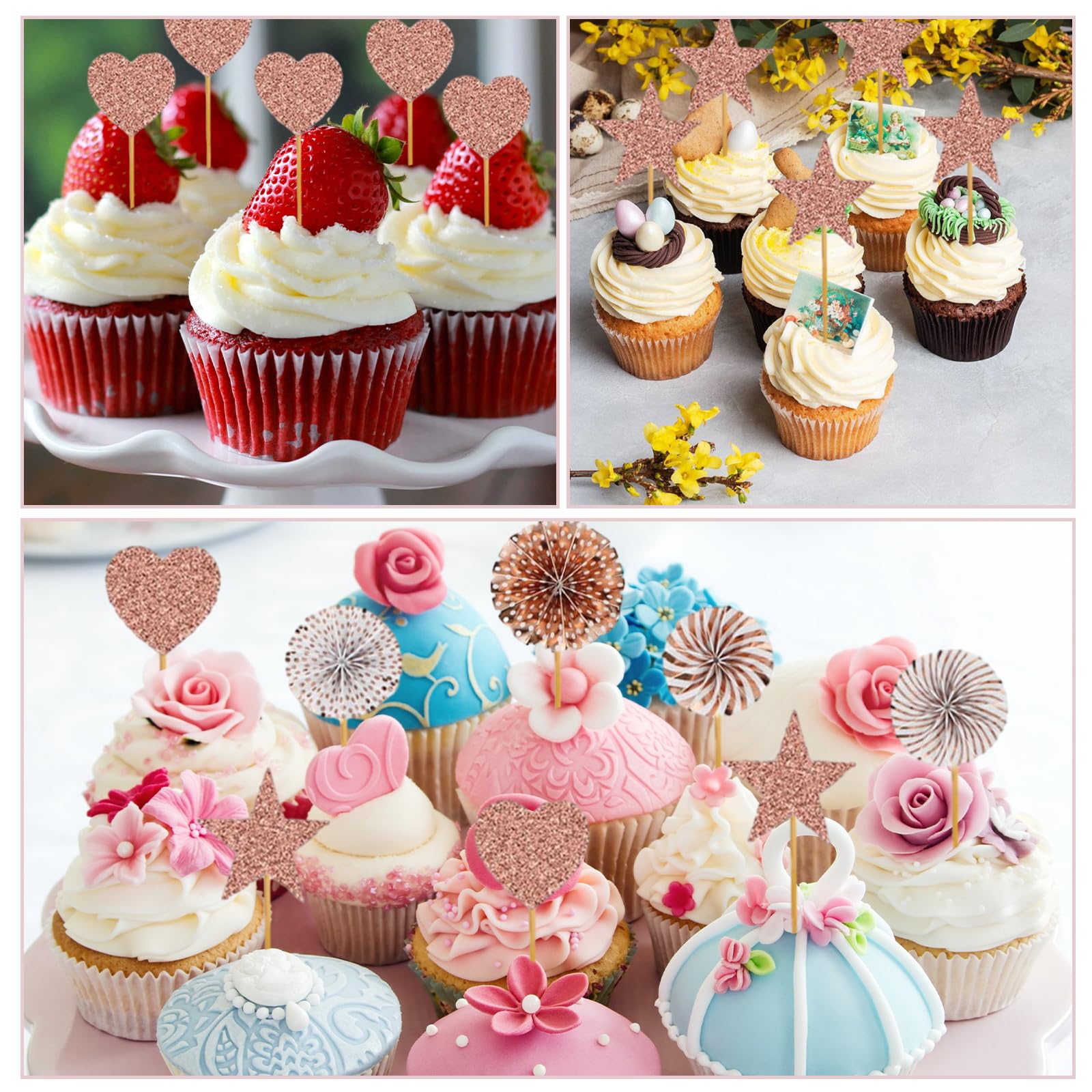 Fata Cupcake Toppers Encuryna 31 pezzi fata decorazione torta