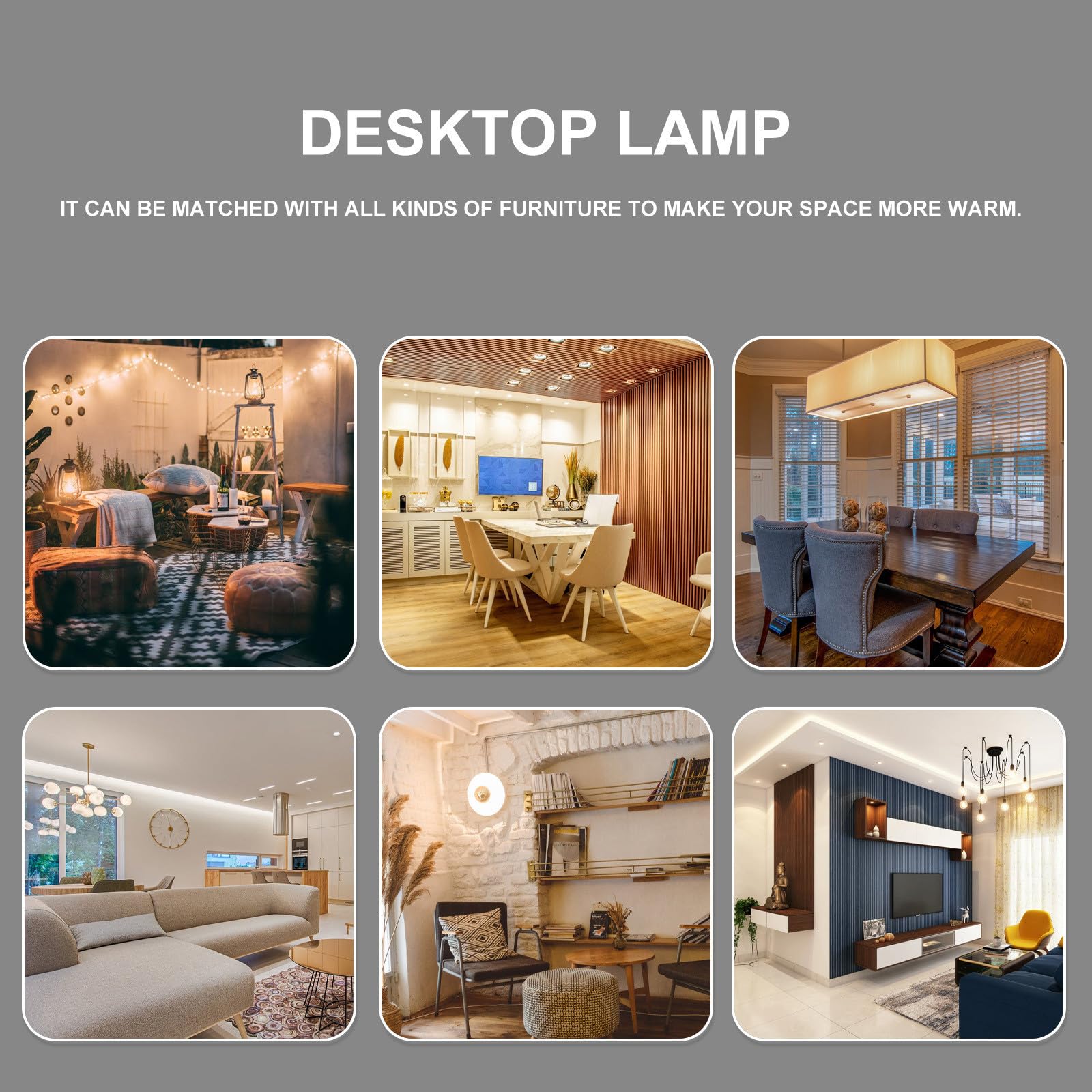 Lampada Cubo in Cristallo LED da Tavolo 220 V 3-5 W