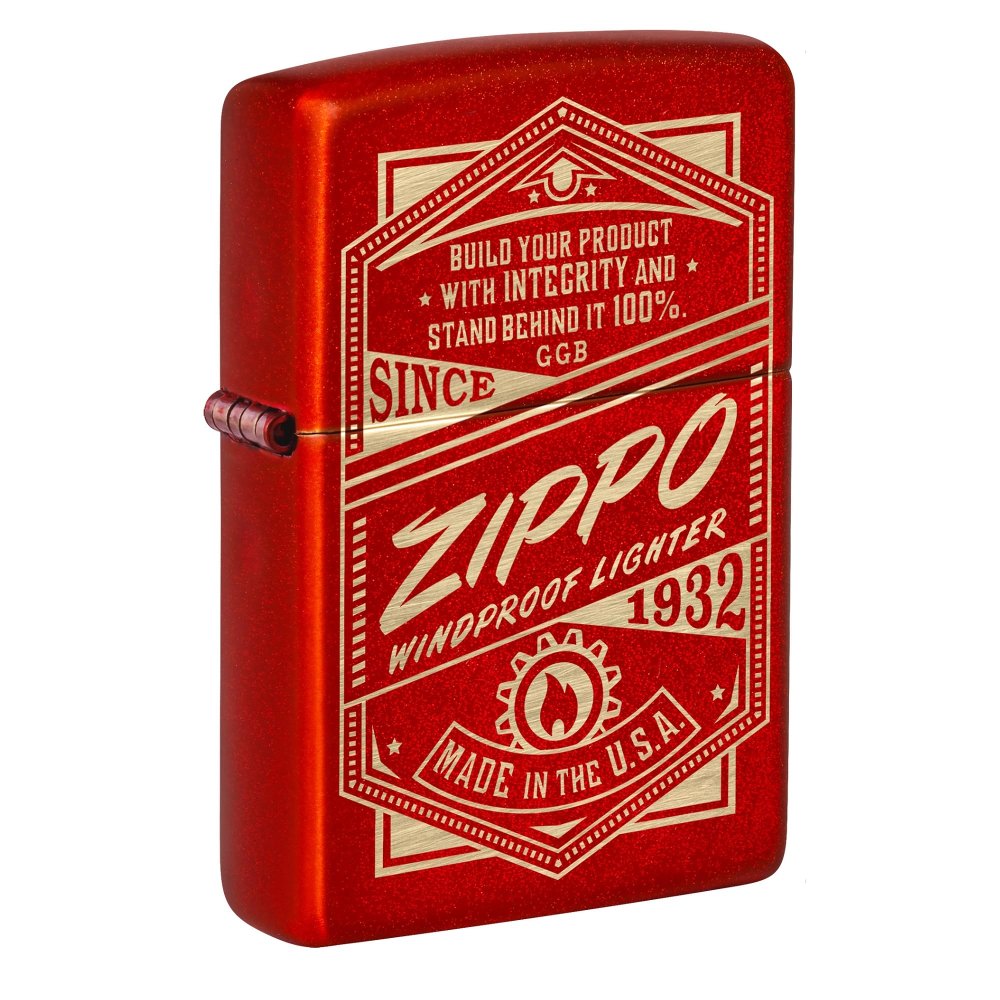 Zippo 49475 Zippo It Works Design Model Windproof Pocket Fuel