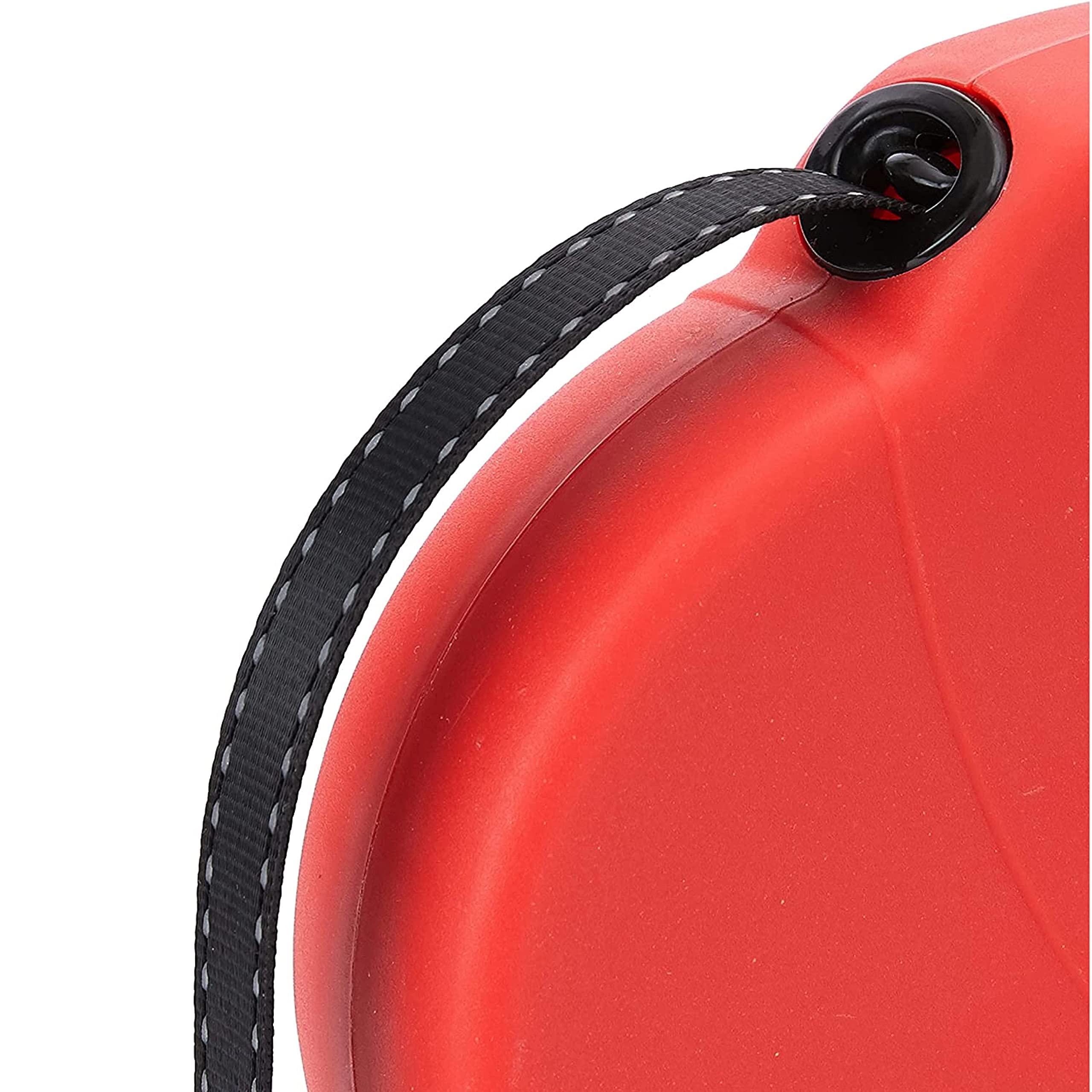 DDOXX Guinzaglio per Cani Allungabile | Colori e Misure Diverse | per Cani Piccoli e Grandi | Accessori Cane Guinzaglio a Bretella Retraibile | Guinzaglio per Gatti e Cani | M, 5m, Fino a 20 kg, Rosso