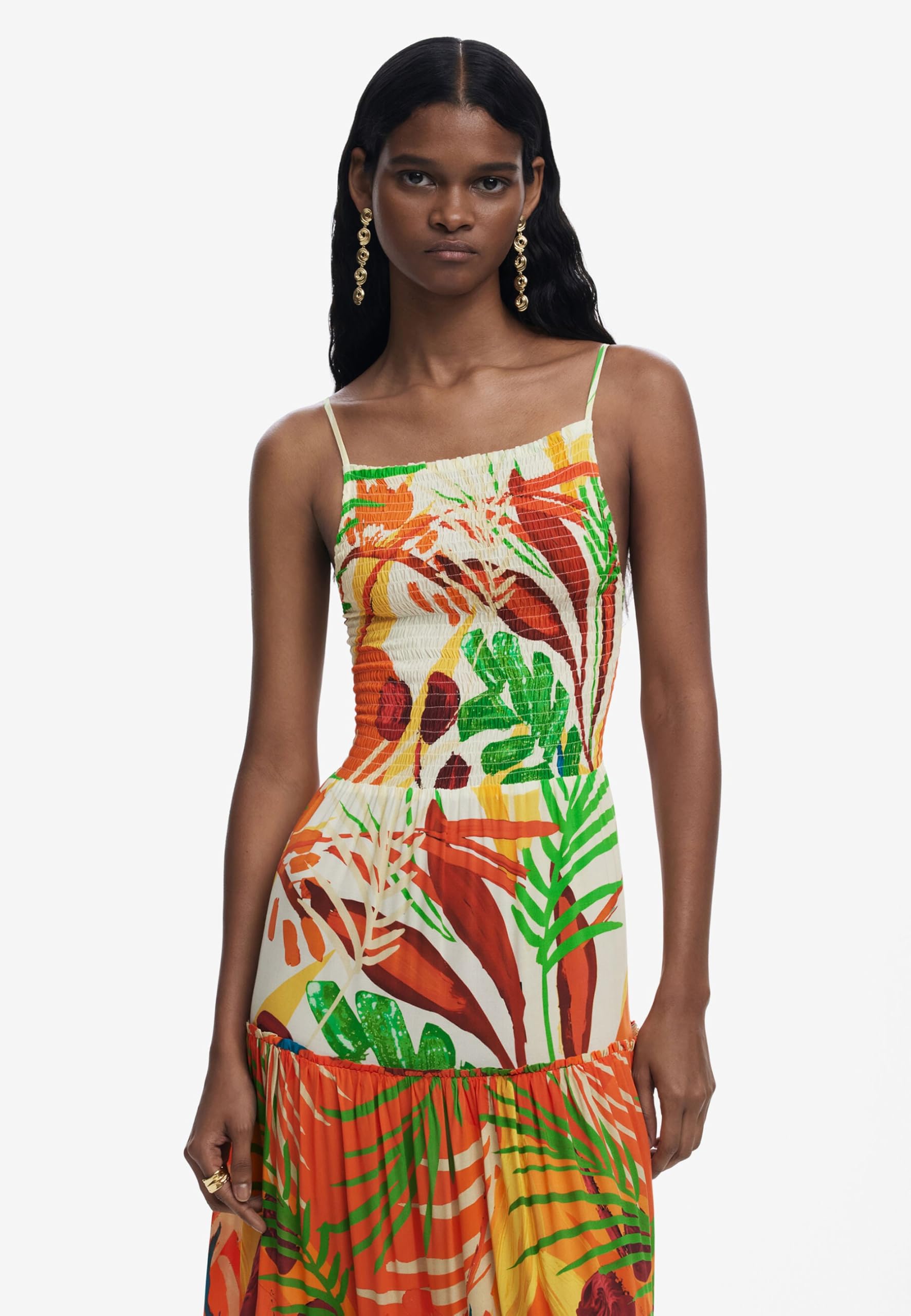 Desigual Swim_Bahamas Patch Swimwear Cover Up Mujer