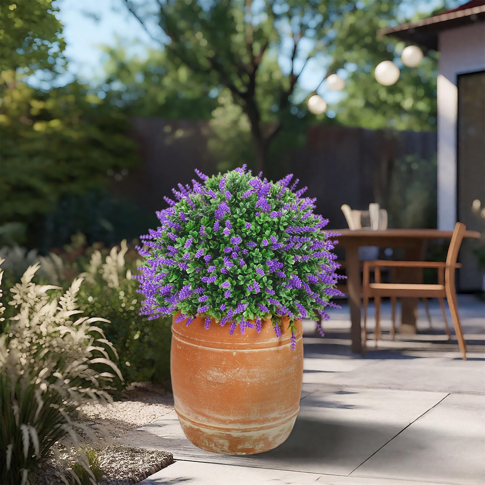 Panlaolao Fiberstone Vintage Style Planter mit Drainage Loch
