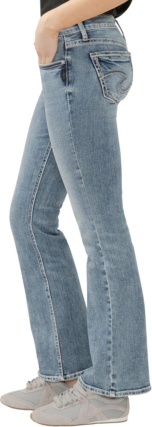 Silver Jeans Co. Womens Britt Low Rise Bootcut Jeans