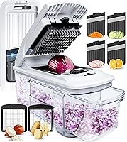 Vista 1 de Cortador de mandolina Fullstar para cocina - Picador de verduras, picador de cebolla y patata, picador de alimentos, verduras, frutas