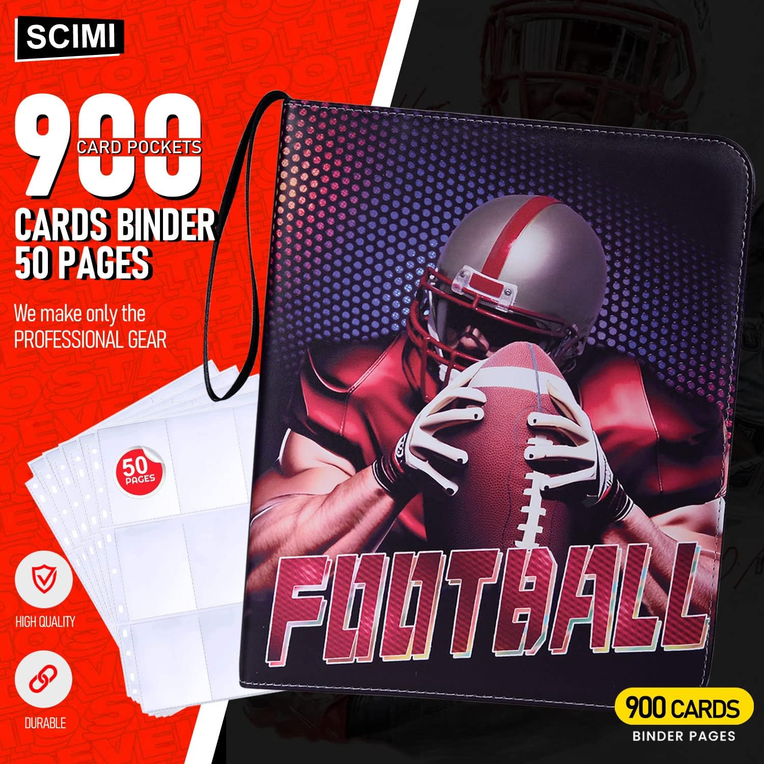 Carpeta De 9 Bolsillos Álbum Para Tarjetas Coleccionables - 360