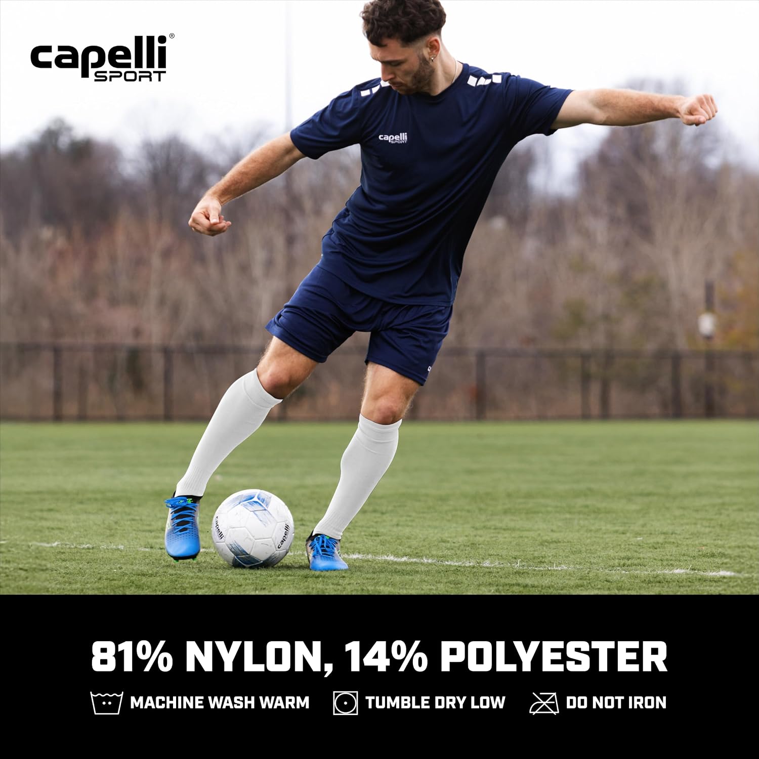 Capelli Sport Unisex Knee High Socks, Athletic Team Sports Apparel for Soccer, Football, Baseball, and Softball image 5