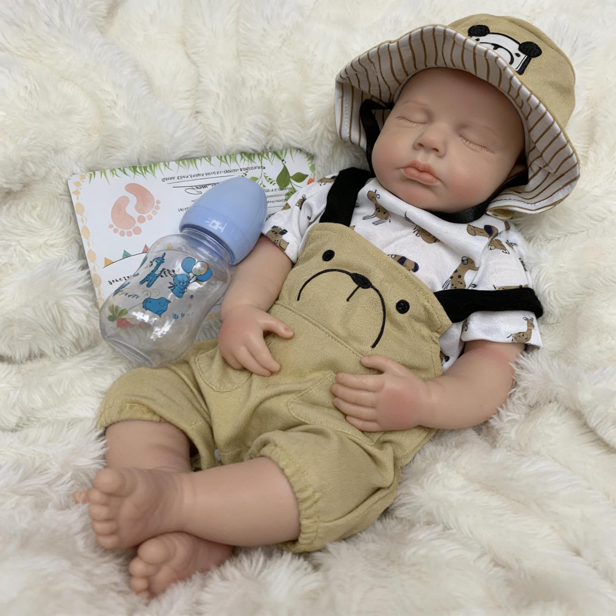 RXDOLL Realistyczne lalki Reborn Baby Dolls Boy silikonowe na całe ciało, winylowe, prawdziwe życie, noworodek, lalka, wygląda prawdziwie, anatomicznie poprawnie, lalki dla dzieci od 3+