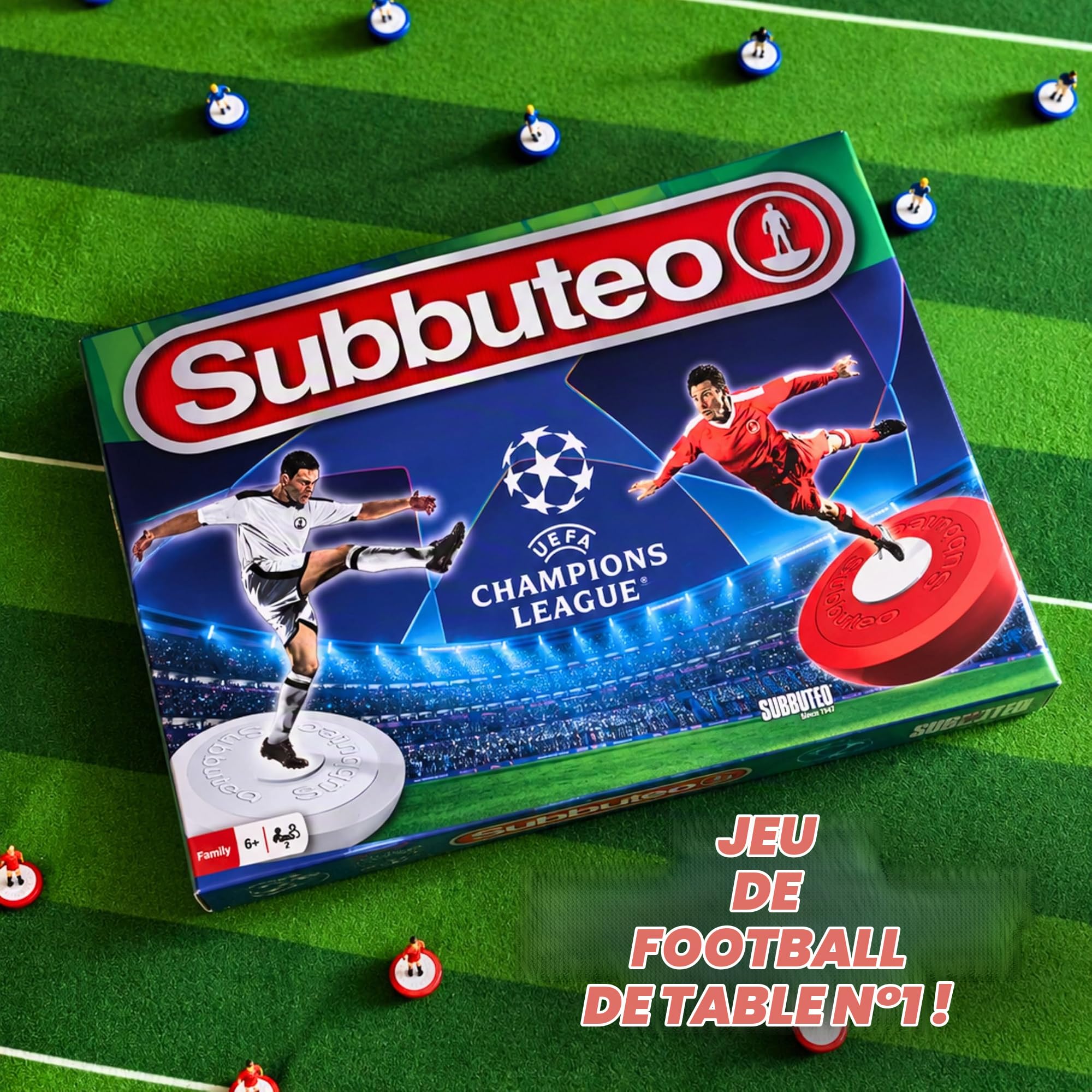 Paul Lamond Subbuteo 3365 UEFA Champions League Game, Red,white